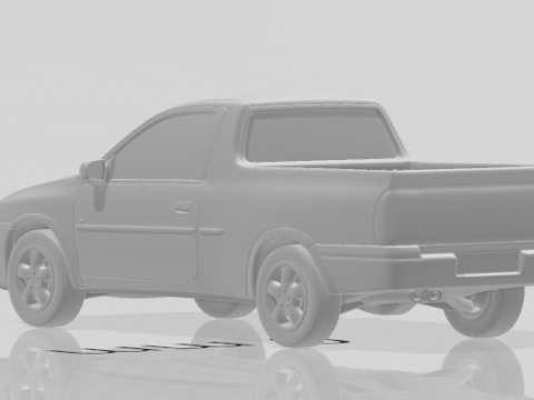 雪佛兰 Corsa 皮卡 3D 打印模型