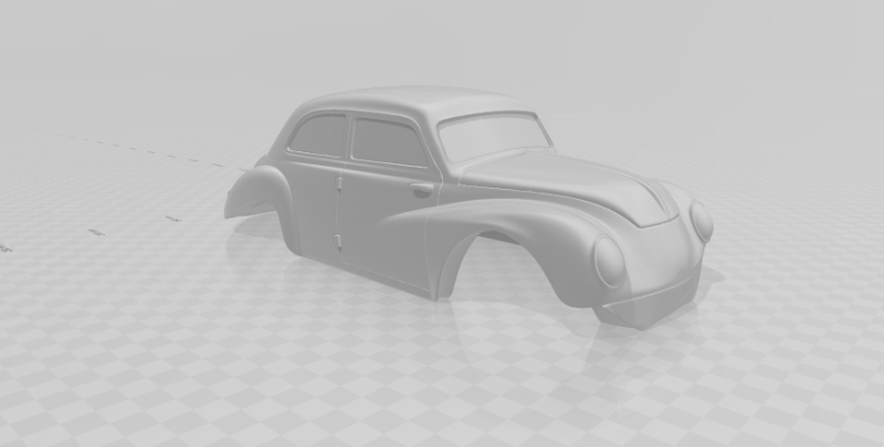 짧은 Dkw 3D 프린트 모델 .c4d .max .obj .3ds .fbx .stl .blend 