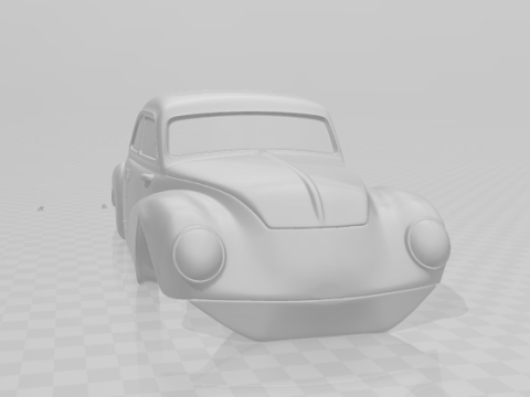 짧은 Dkw 3D 프린트 모델