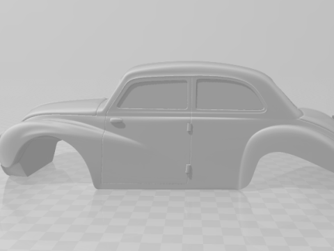 짧은 Dkw 3D 프린트 모델