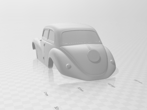 짧은 Dkw 3D 프린트 모델