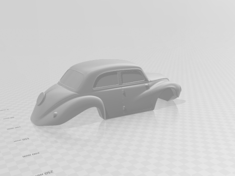 짧은 Dkw 3D 프린트 모델