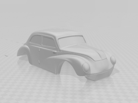 짧은 Dkw 3D 프린트 모델