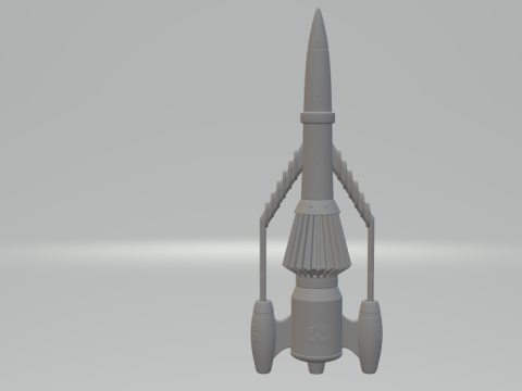 Thunderbirds 3 масштаб 1650 г. 3D Принт Модель