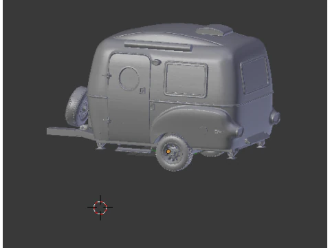 Hotwheels trailer classic 3D Print Model