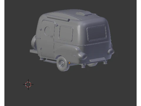 Hotwheels trailer classic 3D Print Model