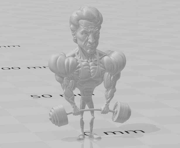 Sylvester Stallone 3D Print Model .c4d .max .obj .3ds .fbx .stl .blend 