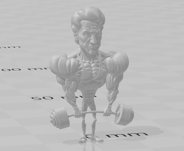 Sylvester Stallone 3D Print Model .c4d .max .obj .3ds .fbx .stl .blend 