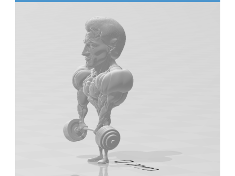 Sylvester Stallone 3D Print Model