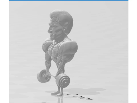Sylvester Stallone 3D Print Model