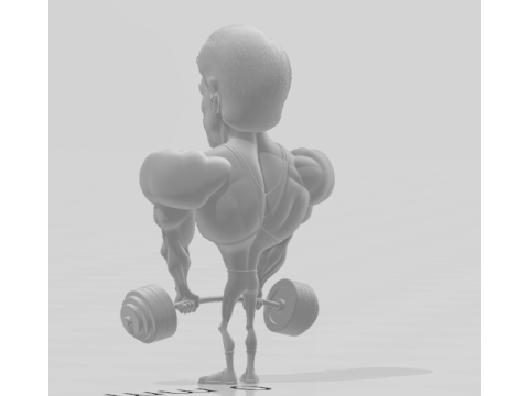 Sylvester Stallone 3D Print Model