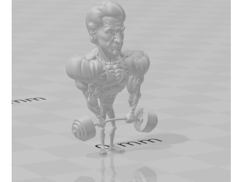 Sylvester Stallone 3D Print Model