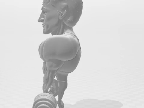 Sylvester Stallone 3D Print Model