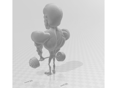 Sylvester Stallone 3D Print Model