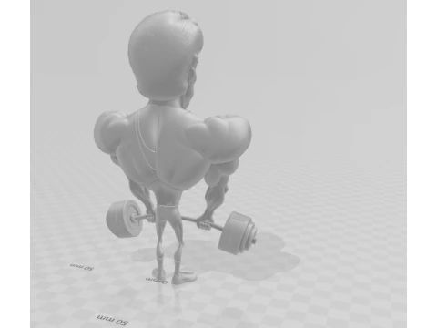 Sylvester Stallone 3D Print Model
