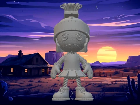 Marvin the Martian-Craftcore 3D Print Model