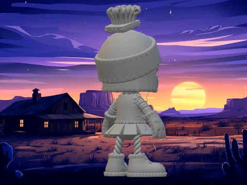 Marvin the Martian-Craftcore 3D Print Model