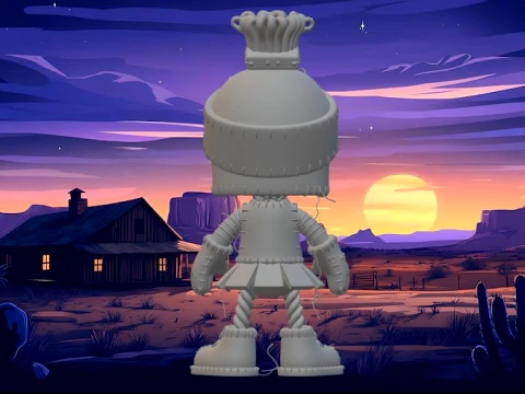 Marvin the Martian-Craftcore 3D Print Model