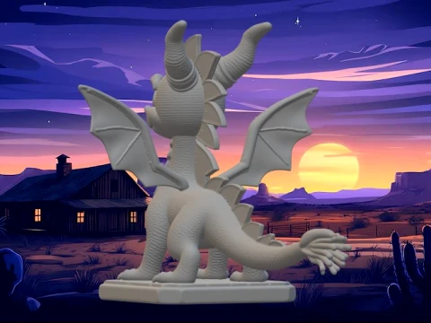 Spyro 3D Print Model