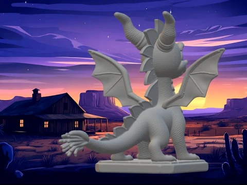 Spyro 3D Print Model