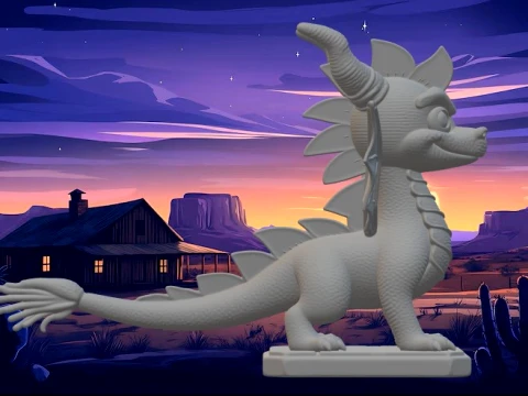 Spyro 3D Print Model