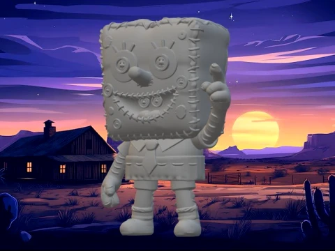 Spongebob-Craftcore 3D Print Model