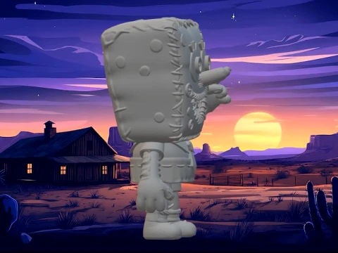 Spongebob-Craftcore 3D Print Model