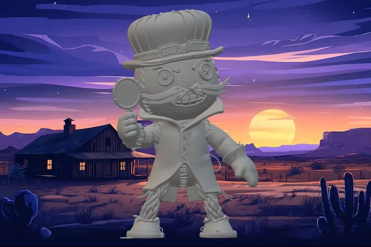 Dastardly 3D Print Model .c4d .max .obj .3ds .fbx .stl .blend 