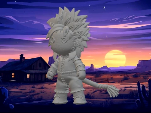 Goku 3D Print Model