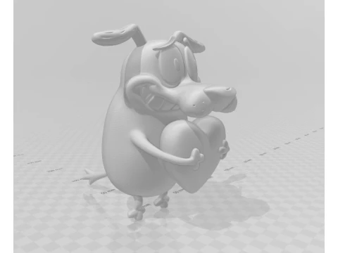 Courage the Cowardly Dog 3D Print Model