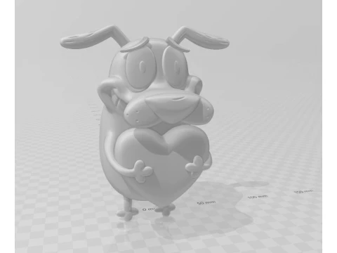 Courage the Cowardly Dog 3D Print Model