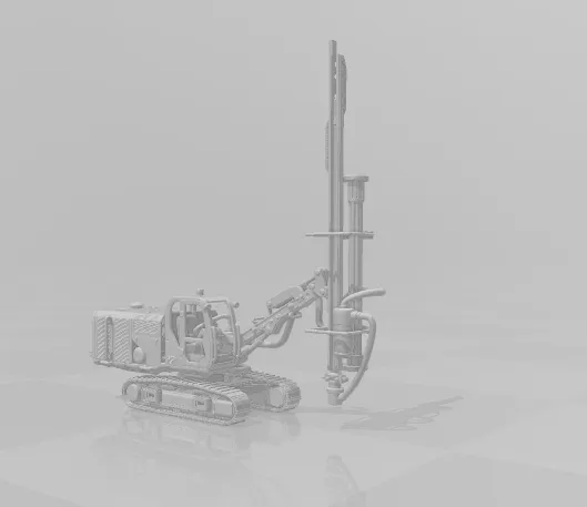 Track drill 3D Print Model .c4d .max .obj .3ds .fbx .stl .blend 