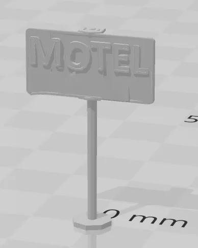 Assets diorama motel 3D Print Model .c4d .max .obj .3ds .fbx .stl .blend 