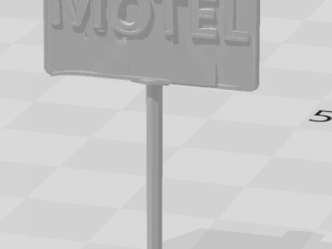 Activos diorama motel Modelo de impresión 3D