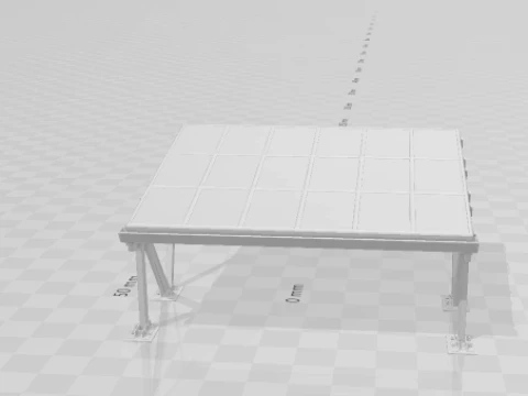 1-64 Carport Garage Car Shelter for Diorama Diecast Models 3D Print Model