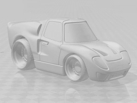 Gt40 cartoon 3D Принт Модель