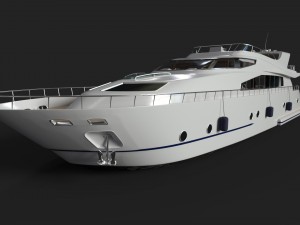luxury yacht 3D 모델