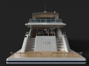 luxury yacht 3D 모델