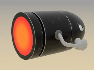 super mario bullet bill 3D Model