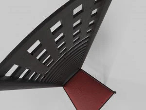 silla de la casa de la colina de charles rennie mackintosh Modelo 3D