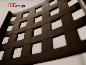 silla de la casa de la colina de charles rennie mackintosh Modelo 3D