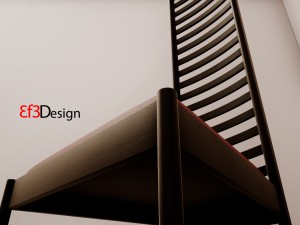 hill house chair by charles rennie mackintosh Modelo 3D