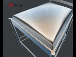 silla de la casa de la colina de charles rennie mackintosh Modelo 3D