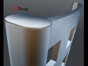 silla de la casa de la colina de charles rennie mackintosh Modelo 3D
