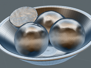 oranges basket 3D Model