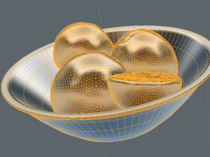 oranges basket 3D Model