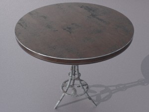 old scratchy table 3D Model