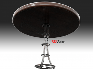 old scratchy table 3D 模型