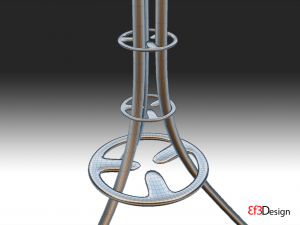 old scratchy table 3D 模型