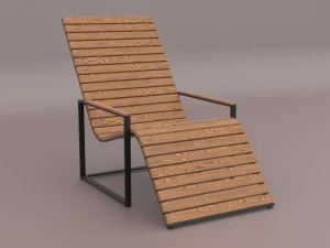 krzesło ogrodowe Model 3D